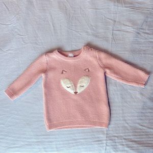 Carter’s Just One You Fox Knit Sweater for Baby Girl